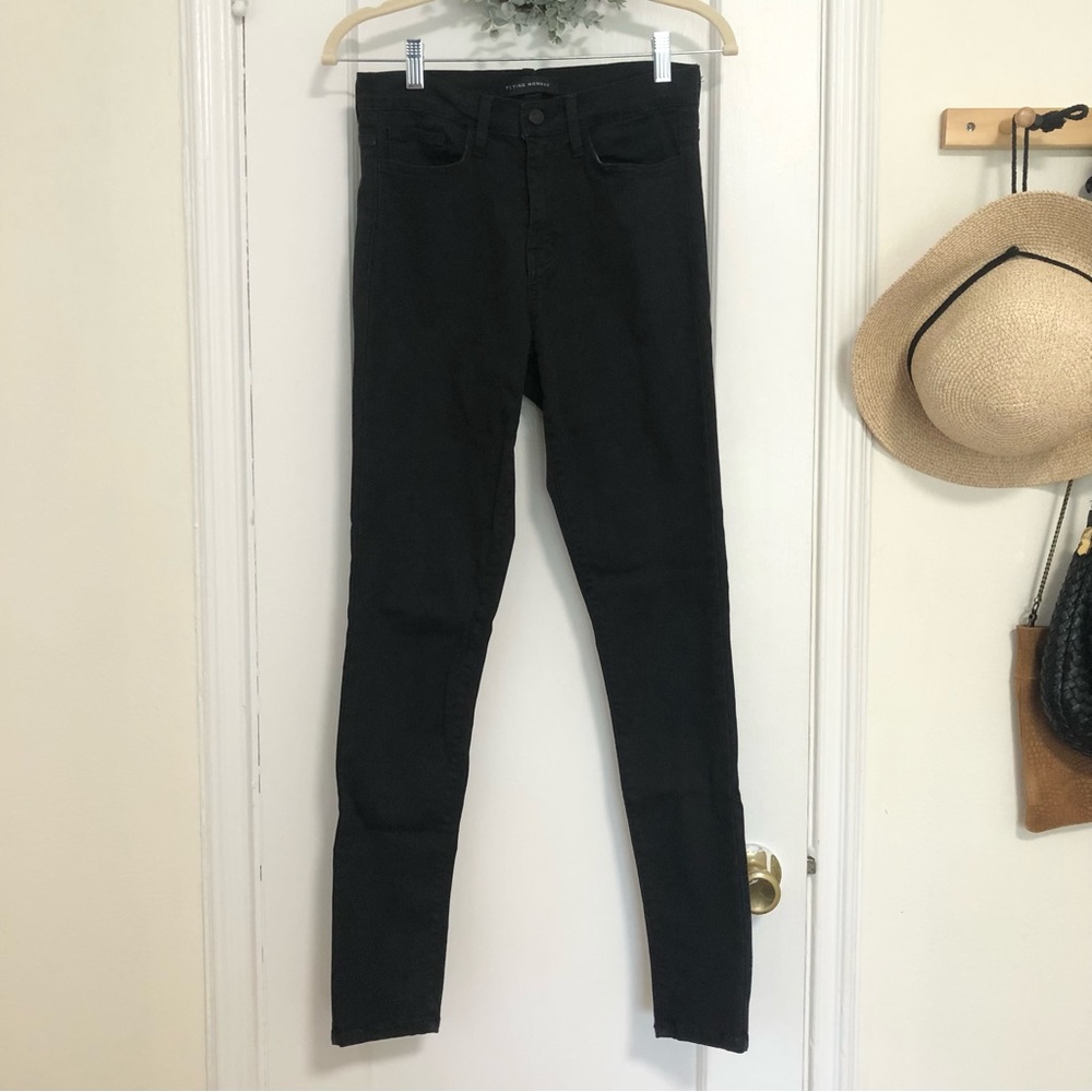 Flying Monkey black denim skinny jeans size 28